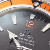Omega omega Seamaster Planet海洋2209.50男装手表自动伤口黑色桌A级使用Silgrin