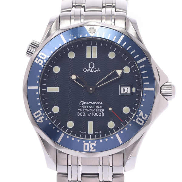 OMEGA Omega Seamaster Professional 2531.80 Men SS Watch Automatic Current Navy Shape A-Rank Used Silgrin