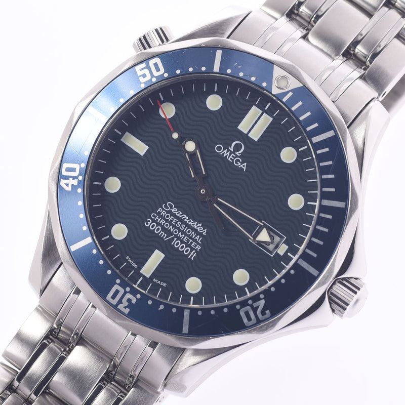 OMEGA Omega Seamaster Professional 2531.80 Men SS Watch Automatic Current Navy Shape A-Rank Used Silgrin