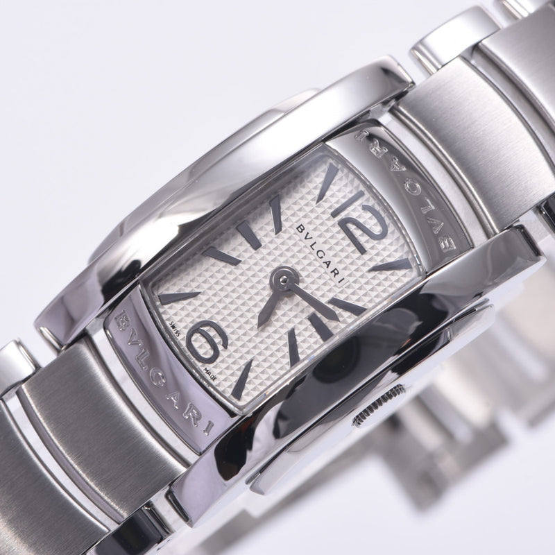 【Summer Selection Clock】 BVLGARI Bulgari Ashoma AA26C6SS Women's SS Watch Quartz White Figure A-Rank Used Sinkjo