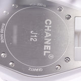 CHANEL Chanel J12 33mm 12P Diamond H1628 Women White Ceramic / SS Watch Quartz White Flight AB Rank Used Silgrin