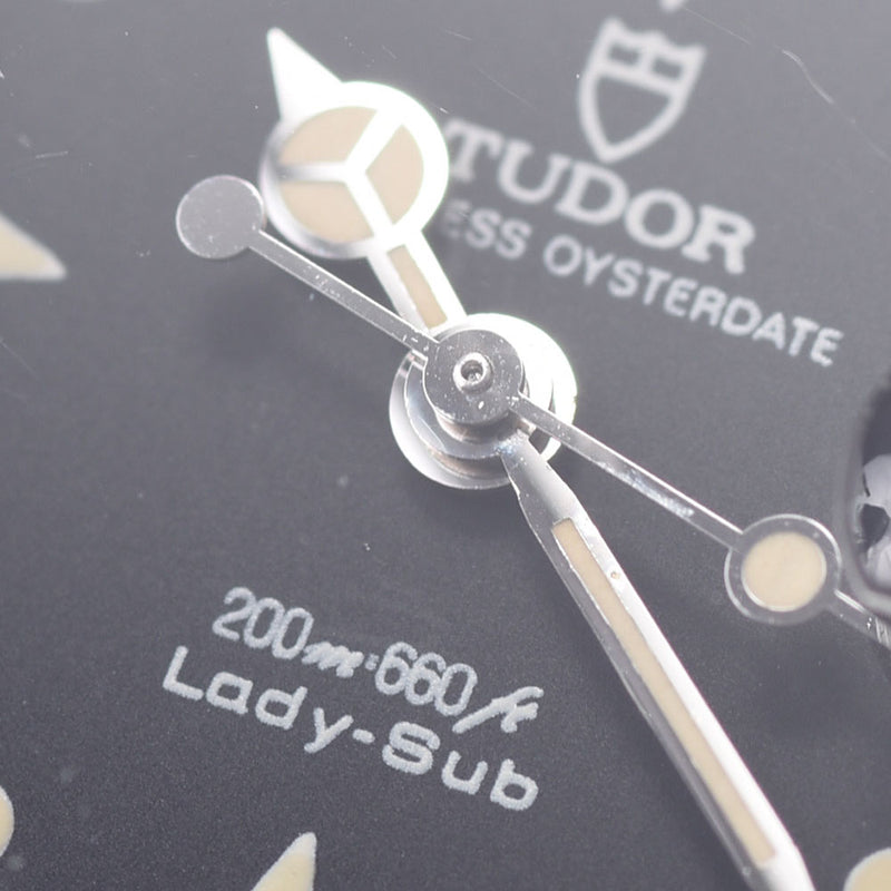 TUDOR チュードル サブマリーナ デイト 96090 レディース SS 腕時計 自動巻き 黒文字盤 ABランク 中古 銀蔵