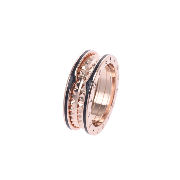 BVLGARI Bulgari B-ZERO Rock Ring # 63 21.5 Unisex K18PG / Ceramic Ring / Ring A-Rank Used Silgrin