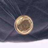 CHANEL シャネル ミニ巾着 チェーンショルダーバッグ 黒 ゴールド金具 レディース ラムスキン ショルダーバッグ Bランク 中古 銀蔵
