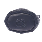 CHANEL シャネル ミニ巾着 チェーンショルダーバッグ 黒 ゴールド金具 レディース ラムスキン ショルダーバッグ Bランク 中古 銀蔵