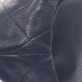 CHANEL シャネル ミニ巾着 チェーンショルダーバッグ 黒 ゴールド金具 レディース ラムスキン ショルダーバッグ Bランク 中古 銀蔵