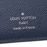 Louis Vuitton Louis Vuitton Taiga Portfoille款式蓝色船用M30530男士皮革钱包AB排名使用水池