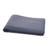 Louis Vuitton Louis Vuitton Taiga Portfoille款式蓝色船用M30530男士皮革钱包AB排名使用水池