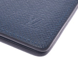 Louis Vuitton Louis Vuitton Taiga Portfoille款式蓝色船用M30530男士皮革钱包AB排名使用水池