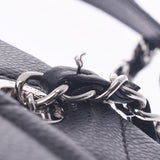 Chanel Maestro chain Tote Black Silver Hardware Womens Soft caviar skin tote bag a