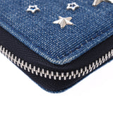 Jimmy Choo Jimmy Choo Star学习卡盒蓝色UniSEx Denim Coin Case AB排名使用水池