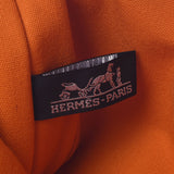 HERMES エルメス ドーヴィルMM 2003年 フレンチフェスティバル限定 オレンジ ユニセックス キャンバス トートバッグ ABランク 中古 銀蔵