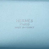 HERMES エルメス ミニプリュム ブルーアトール シルバー金具 A刻印(2017年頃) レディース ヴォースイフト ハンドバッグ Aランク 中古 銀蔵