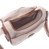 HERMES Hermes Boorang Ivory/Tea □Q Imprint (circa 2013) Unisex Twal Ash/Valeria Shoulder Bag B Rank Used Ginzo