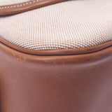 HERMES Hermes Boorang Ivory/Tea □Q Imprint (circa 2013) Unisex Twal Ash/Valeria Shoulder Bag B Rank Used Ginzo