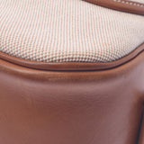 HERMES Hermes Boorang Ivory/Tea □Q Imprint (circa 2013) Unisex Twal Ash/Valeria Shoulder Bag B Rank Used Ginzo