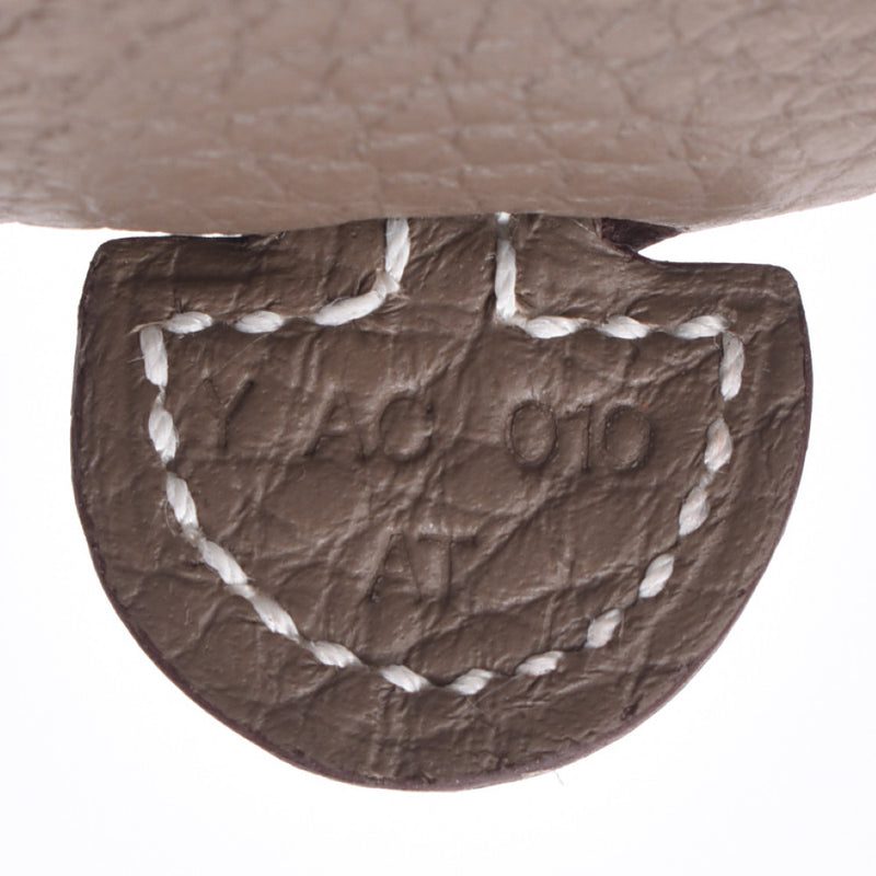 【母亲节推荐】银藏二手未使用的HERMES爱马仕EVRIM TPM Y刻印Ettop Trip Creamans肩包