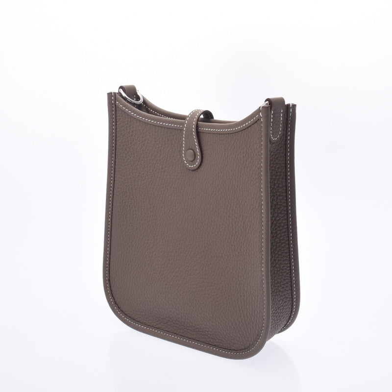 【母亲节推荐】银藏二手未使用的HERMES爱马仕EVRIM TPM Y刻印Ettop Trip Creamans肩包