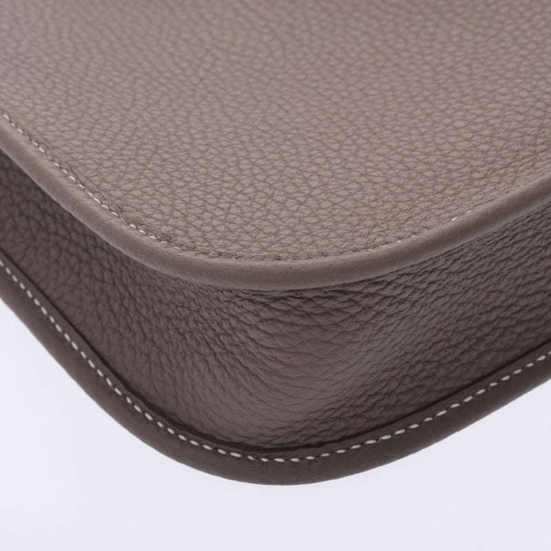 【母亲节推荐】银藏二手未使用的HERMES爱马仕EVRIM TPM Y刻印Ettop Trip Creamans肩包