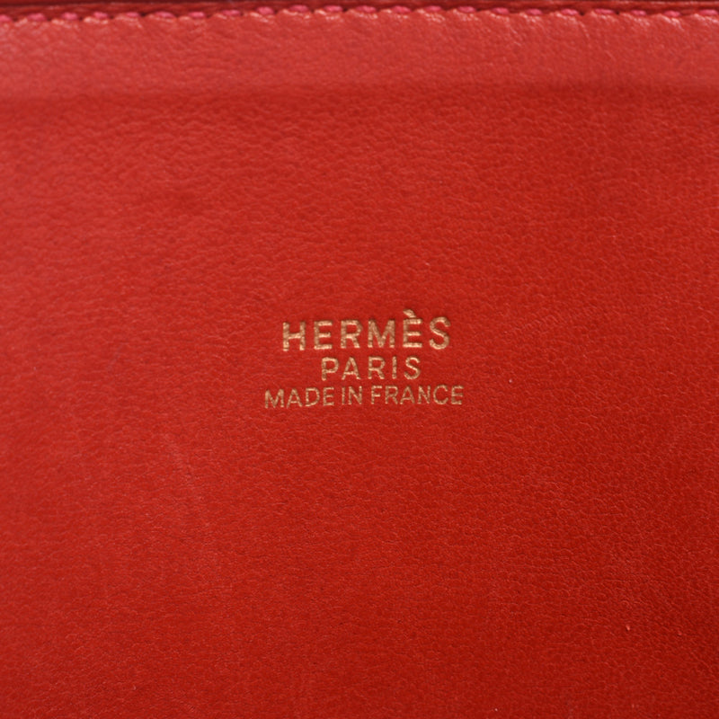 HERMES エルメス ボリード 31 2WAYバッグ ルージュビフ ゴールド金具 □H刻印(2004年頃) レディース トリヨンクレマンス ハンドバッグ ABランク 中古 銀蔵