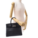 Hermes Birkin bag 30 "black leather Epson handbag"