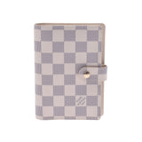LOUIS VUITTON ルイヴィトン ダミエ アズール アジェンダPM 白 R20706 ユニセックス ダミエアズールキャンバス 手帳カバー Aランク 中古 銀蔵