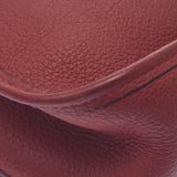 HERMES Hermes Evelyn 2 GM Rouge Ash □H Engraved (circa 2004) Unisex Trillon Clemence Shoulder Bag B Rank Used Ginzo