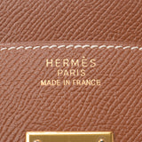Hermes Hermes Burkin 35金金支架□D处理（2000年左右）UniSEX Kushbel手提包A级使用Silgrin