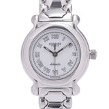 Hermes Hermes Kepler Back Skin KP1.210 Women's SS Watch Automatic Wound White Figure A-Rank Used Sinkjo