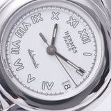 Hermes Hermes Kepler Back Skin KP1.210 Women's SS Watch Automatic Wound White Figure A-Rank Used Sinkjo