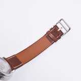 Hermes Hermes Clipper Back Skin CL5.710 Boys SS / Leather Watch Automatic Wound White Figure A-Rank Used Silgrin