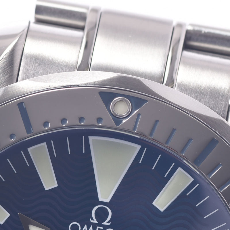 OMEGA Omega Seamaster Professional 300 2255.80 Men SS Watch Automatic Rolling Blue Characters A-Rank Used Silgrin