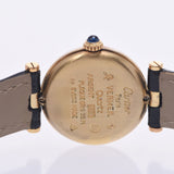 Cartier Cartier Mast Van Dome Belmeille Antique Women's GP / Leather Watch Quartz Ibelie Type A Rank Used Sinkjo