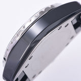 CHANEL シャネル J12 33mm 12Pダイヤ H1625 レディース 黒セラミック/SS 腕時計 クオーツ 黒文字盤 ABランク 中古 銀蔵