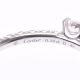 Cartier Elijah Cartier half eternity 180ct6 ladies pt950 platinum ring
