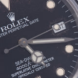 ROLEX Rolex Seedweller Triple Six 16660 Men's SS Watch Automatic Wound Black Table AB Rank Used Sinkjo