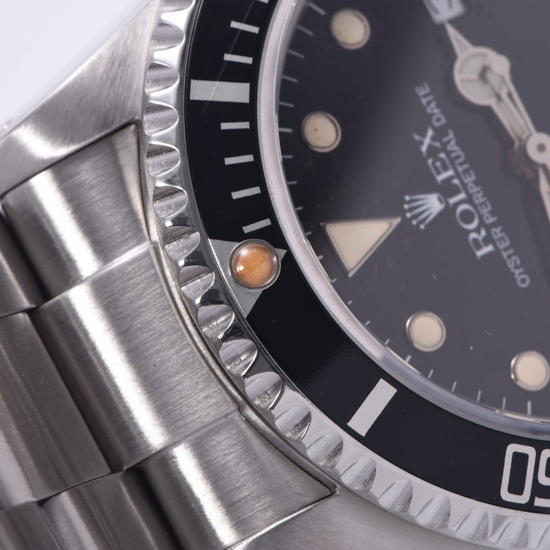 ROLEX ロレックス シードウェラー トリプルシックス 16660 メンズ SS 腕時計 自動巻き 黒文字盤 ABランク 中古 銀蔵