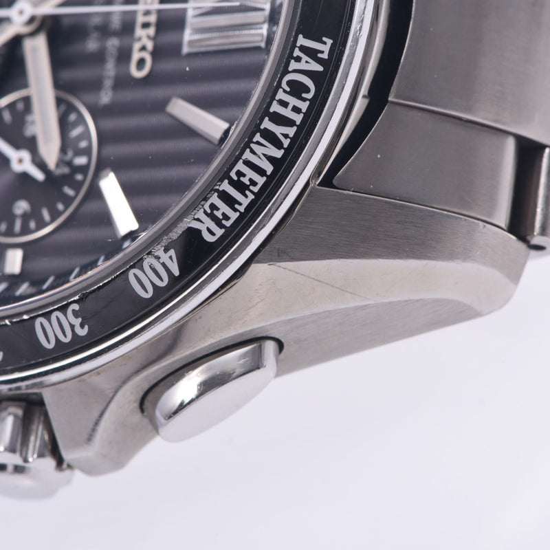 SEIKO セイコー ブライツ SAGA153 メンズ SS 腕時計 ソーラー電波時計 黒文字盤 ABランク 中古 銀蔵