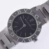 【Summer Selection Clock】 BVLGARI Bulgari Burgari Burgari 23 BB23SS Women's SS Watch Quartz Black Table A-Rank Used Silgrin