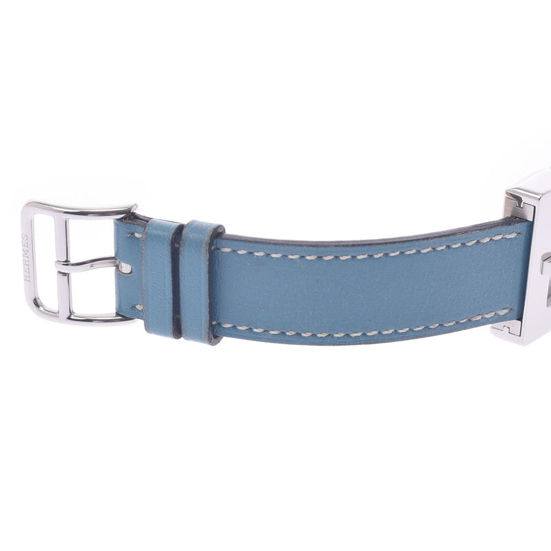 HERMES Hermes Belt Watch BE1.110 Ladies SS/Leather Watch Quartz White Dial A Rank Used Ginzo