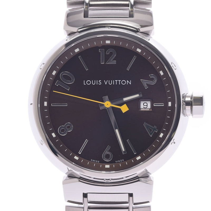 Louis Vuitton Louis Vuitton Tambour Q1111女士的SS手表石英棕色直径A  - 依旧使用Silgrin