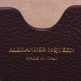 Alexander McQueen Alexander Macqueen Box 2way袋黑暗紫色479767女士山羊皮革单肩包未使用的Silgrin