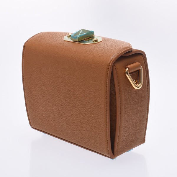 Alexander McQueen Alexander Macqueen Box Bag 2way Bag Beige 479767 Ladies Goat Leather Shoulder Bag Unused Silgrin
