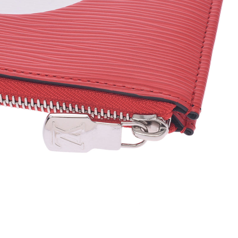 Louis Vuitton Louis Vuitton Epipochet Joule GM Documents Case Supreme Collaboration Red / White M67722 Men's Epireser Clutch Bag New Sanko