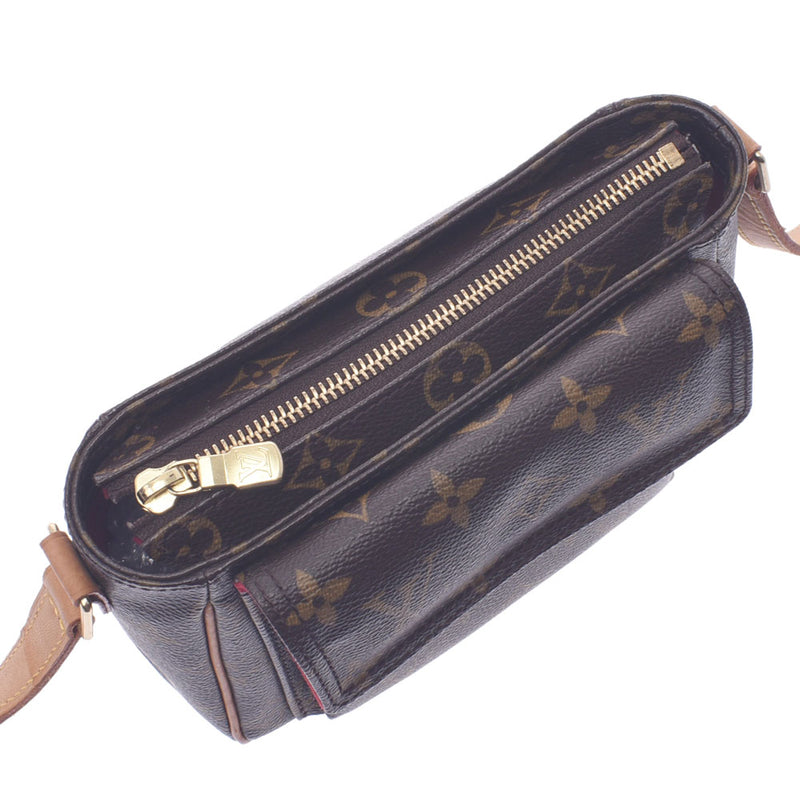 LOUIS VUITTON ルイヴィトン モノグラム ヴィバシテPM ブラウン M51165 レディース モノグラムキャンバス ショルダーバッグ Bランク 中古 銀蔵
