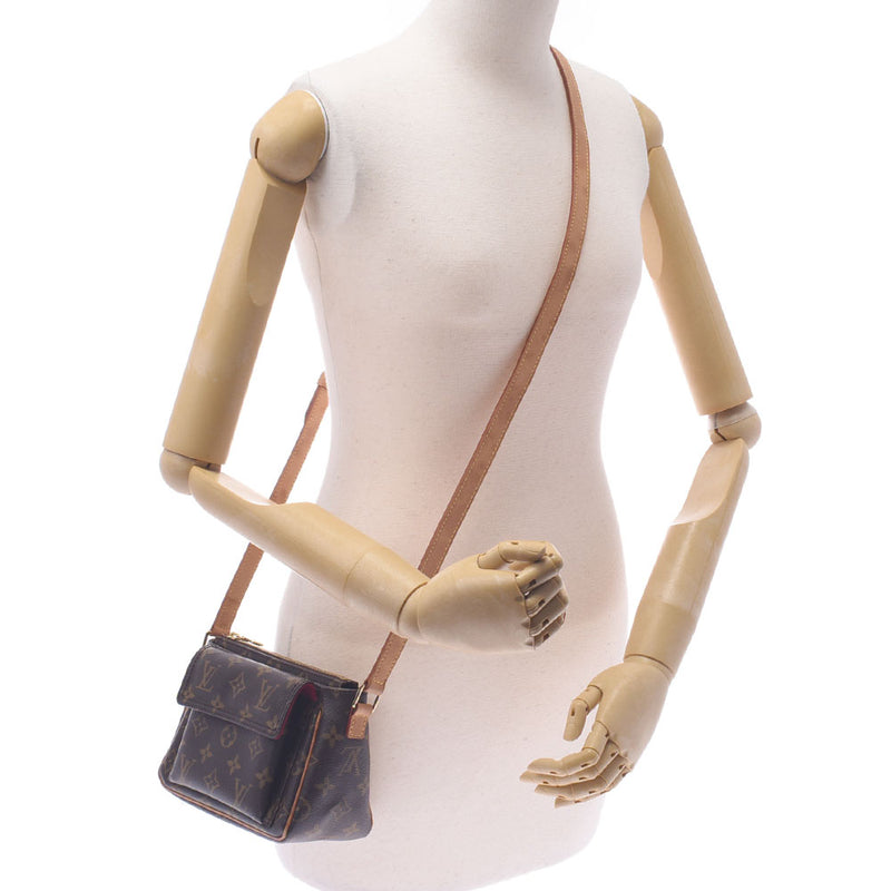 LOUIS VUITTON ルイヴィトン モノグラム ヴィバシテPM ブラウン M51165 レディース モノグラムキャンバス ショルダーバッグ Bランク 中古 銀蔵