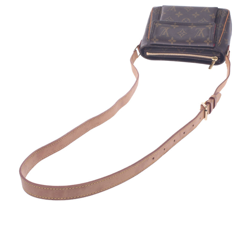 LOUIS VUITTON ルイヴィトン モノグラム ヴィバシテPM ブラウン M51165 レディース モノグラムキャンバス ショルダーバッグ Bランク 中古 銀蔵