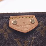 Louis Vuitton Louis Vuitton会标纳米牢门棕色M61253女装Monogram Canvas单肩包A级使用水池
