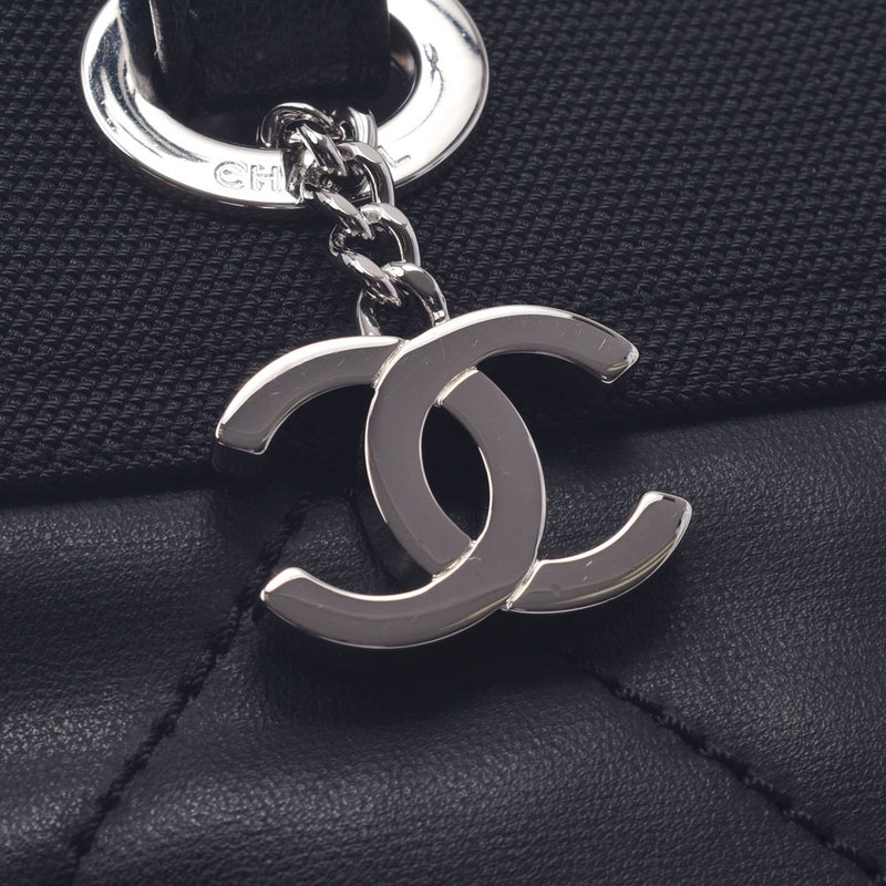 CHANEL シャネル パリビアリッツ トートPM 黒 レディース キャンバス/レザー トートバッグ Aランク 中古 銀蔵