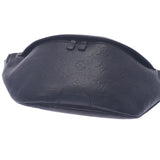 路易威登路易威登Monogram Shadow Discovery Bum Bag Black M44388男士皮革车身袋A-Rank使用水池